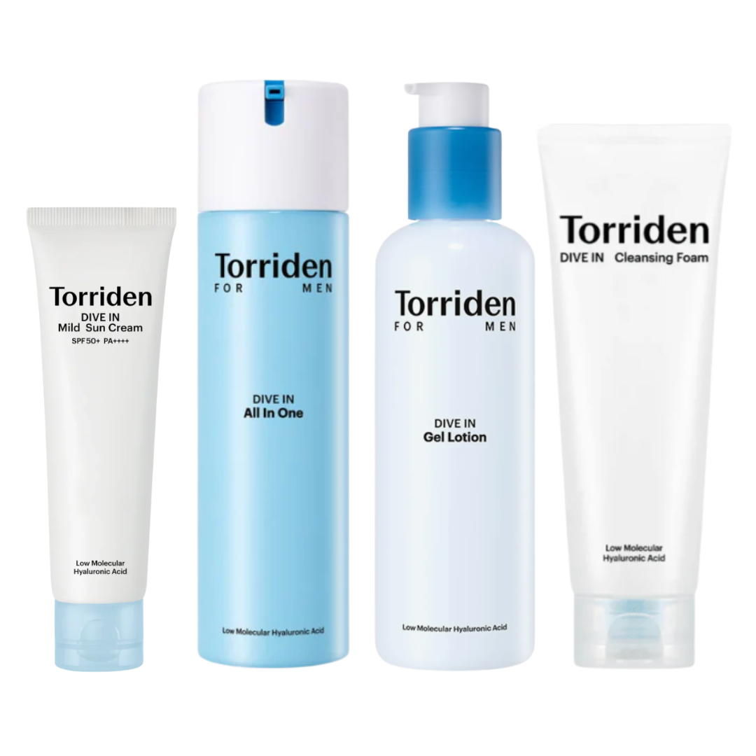 Torriden Men's Korean Skincare Routine Set