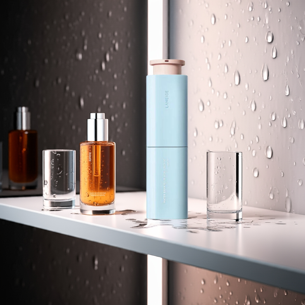 Laneige Water Bank Blue Hyaluronic Serum 50ml on a shelf