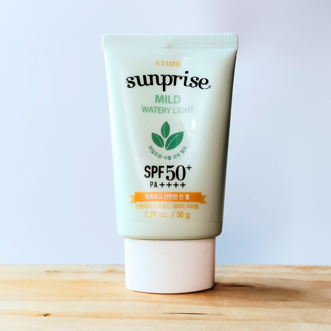 Etude Sunprise Mild Watery Light Sunscreen SPF50+ PA+++ front