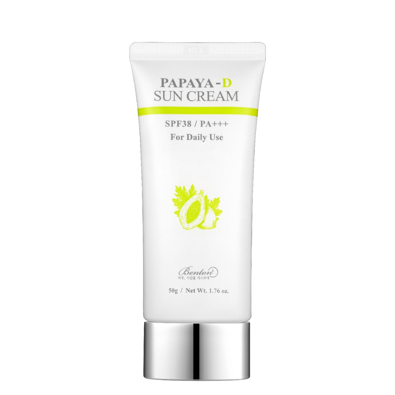 Benton Papaya D Sun Cream Korean K-beauty Skincare UK