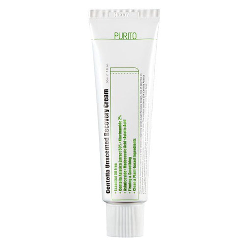 Purito Unscented Recovery Cream Korean Skincare K-Beauty UK