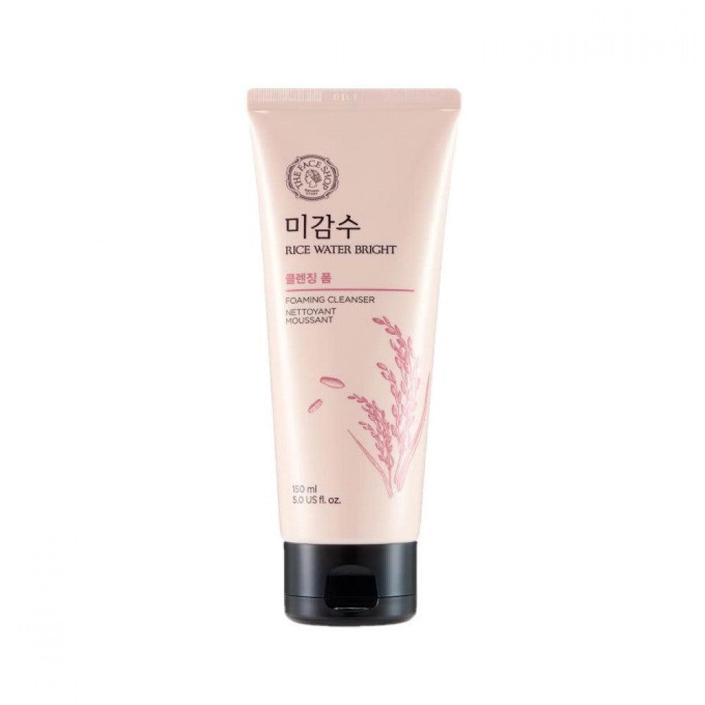 The Face Shop Rice Water Bright Cleansing Foam K-beauty korean skincare uk